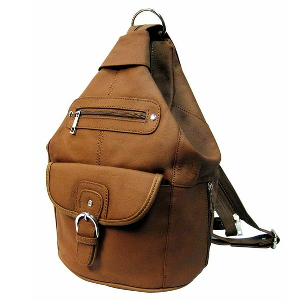 Unisex Cowhide Leather Backpack Purse Sling Shoulder Bag Handbag Brand New ~~ Unisex Cowhide Leather Backpack Purse Sling Shoulder Bag Handbag Brand New ~~